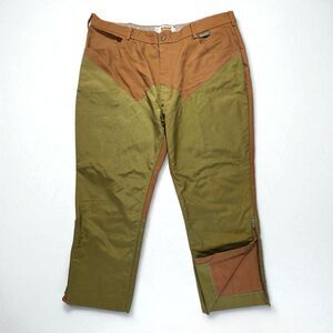 GAMEHIDE Hunting Pants Heavy Duty Men's Size 48 Brown Olive Green Ankle Zip